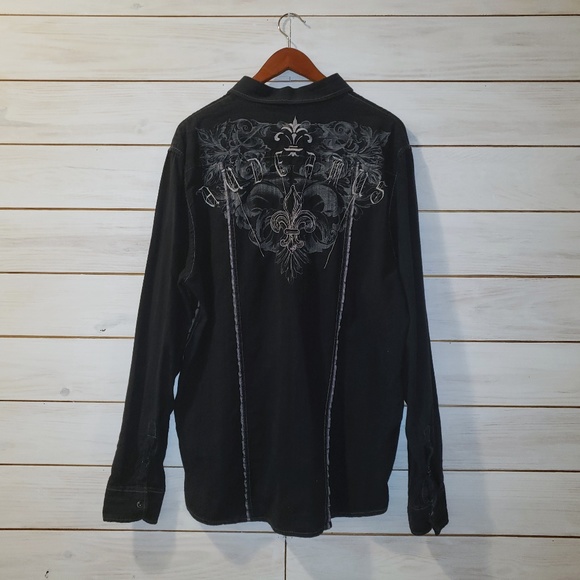 AT COLLINS Audeamus long sleeve Button Down - Picture 5 of 8